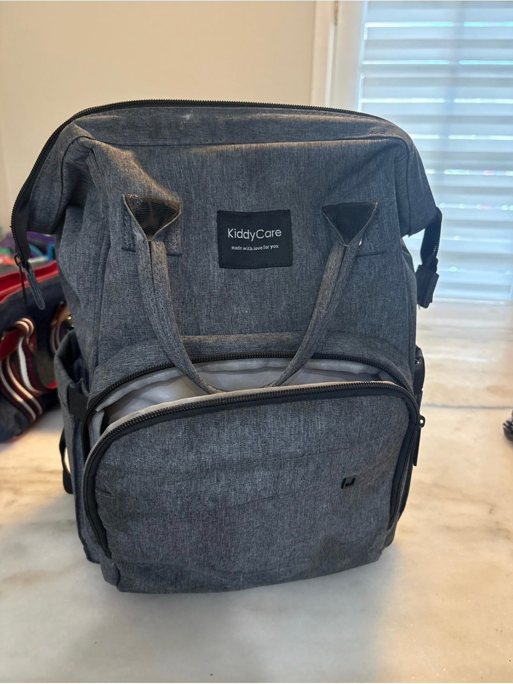Kiddycare Diaper Backpack for Mom | Travel Backpack Baby Diaper Bag Waterproof